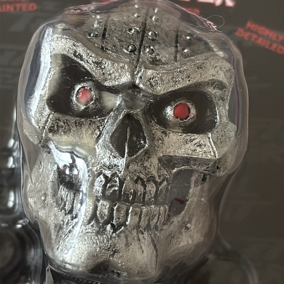 Brand New Silver Skull Skeleton Novelty Shift Knob or Dash Topper Hand-Painted - Picture 7 of 13